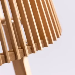 Les Jardins Tecka solcelle-gulvlampe med sensor, teak Clearance