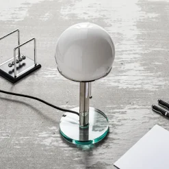 TECNOLUMEN Wagenfeld WG25 bordlampe glassfot/stav Sale