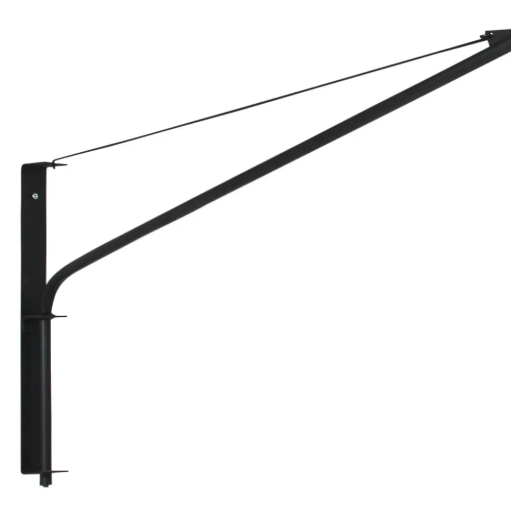 Steinhauer Tekstil-vegglampe Elegant Classy svart/gjørme Best