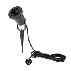 Lindby Tessa utendørs spot med jordspyd, grå| Utespotter