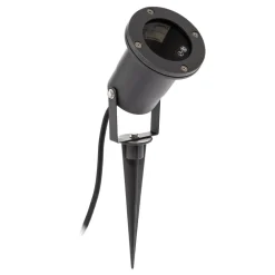 Lindby Tessa utendørs spot med jordspyd, grå| Utespotter