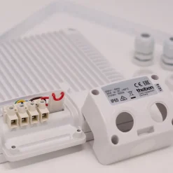 Theben utendørs LED-spot theLeda B50L hvit aluminium 5 000 K