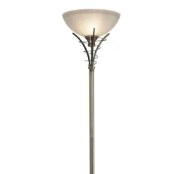 Searchlight Tidløs stålampe LINEAS antikkmessing| Gulvlamper