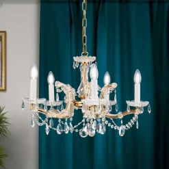 ORION TJURA lysekrone med 5 lys 60 cm| Lysekroner