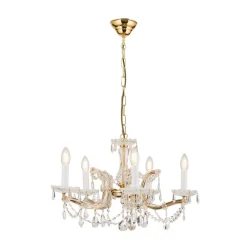 ORION TJURA lysekrone med 5 lys 60 cm| Lysekroner