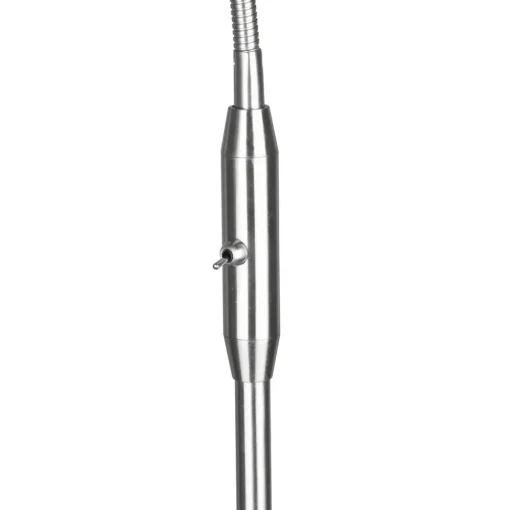 Reality Leuchten Tommy gulvlampe, nikkel/hvit, høyde 130 cm, metall/stoff Hot