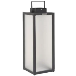 Les Jardins Tradition LED-solcellelykt, antrasitt, høyde 65 cm| Solcellelamper