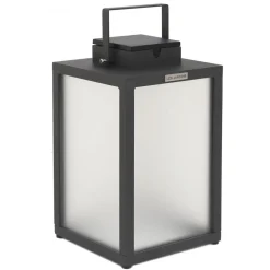 Les Jardins Tradition LED-solcellelykt, antrasitt, høyde 40 cm| Dekorasjonsbelysning|Kommersiell Utebelysning