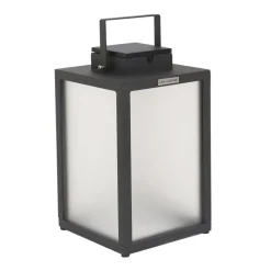 Les Jardins Tradition LED-solcellelykt, antrasitt, høyde 40 cm| Dekorasjonsbelysning|Kommersiell Utebelysning