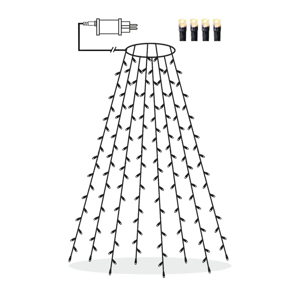 STAR TRADING Tregardin Treelight LED m. 8 lenker Best