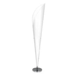 Näve Tulip gulvlampe, hvit