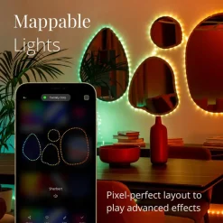 twinkly Dots LED-lyslenke RGB, gjennomsiktig, IP44, 10 m| Julebelysning