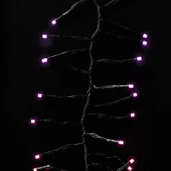 twinkly LED-lyslenke, RGB, svart, 400 lys, 6 m| Julebelysning