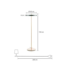 UMAGE Asteria Floor LED-gulvlampe skogsgrønn Online