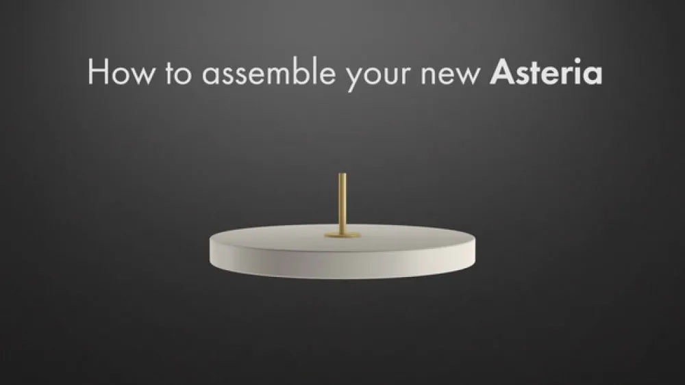 UMAGE Asteria mini-hengelampe messing perlemor| Pendellamper