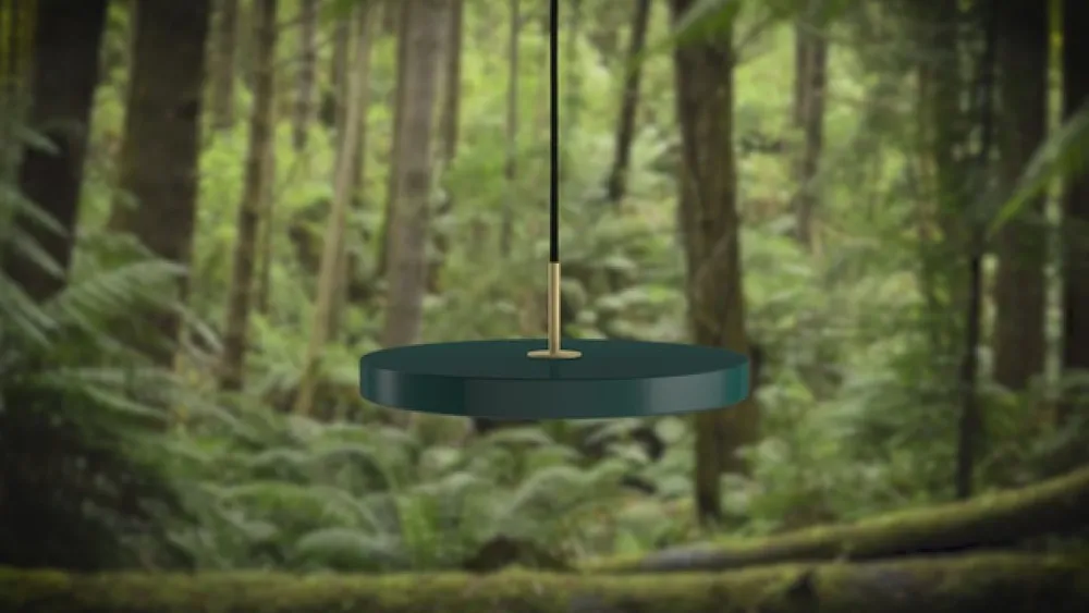 UMAGE Asteria mini-hengelampe messing perlemor| Pendellamper