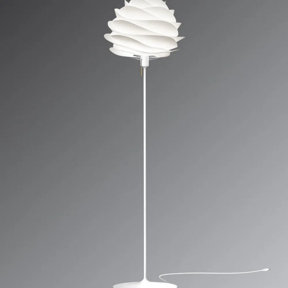 UMAGE Carmina gulvlampe i hvit| Gulvlamper