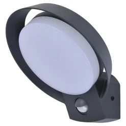 LUTEC Utend LED-vegglampe Polo, støpt aluminium m sensor