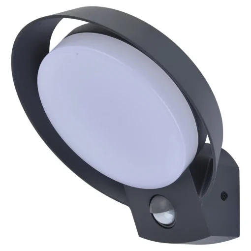 LUTEC Utend LED-vegglampe Polo, støpt aluminium m sensor