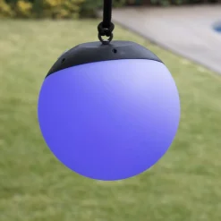 FARO BARCELONA Utendørs LED- pendellampe Voila, mobil, RGBW| Pendellamper Utendørs