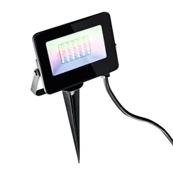 Heitronic Utendørs LED-spot Kingston med jordspyd, RGBW| Utespotter