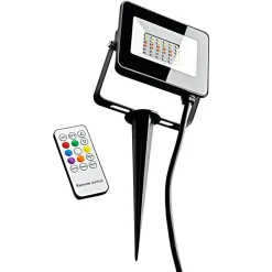 Heitronic Utendørs LED-spot Kingston med jordspyd, RGBW| Utespotter