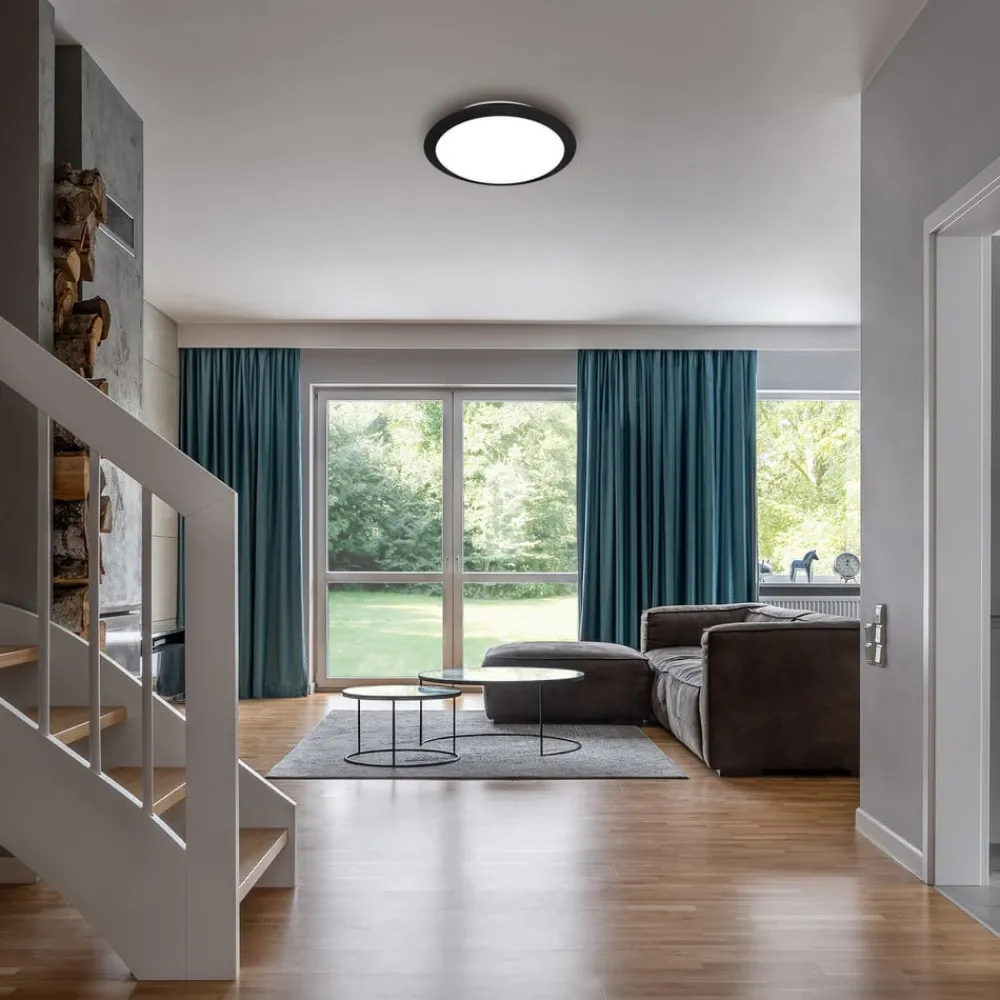 Briloner Utendørs LED-taklampe 3766015 IP44, svart| Taklamper Utendørs