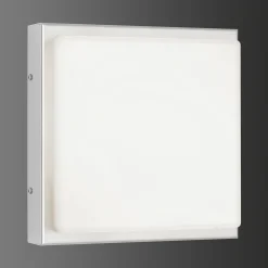 LCD Utendørs LED-vegglampe 046, bevegelsessensor, stål Clearance