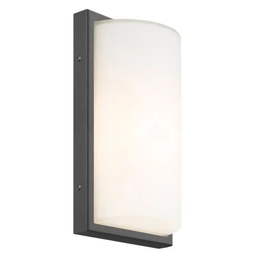 LCD Utendørs LED-vegglampe 039 sensor, grafitt| Vegglamper Med Sensor|Utebelysning Med Sensor