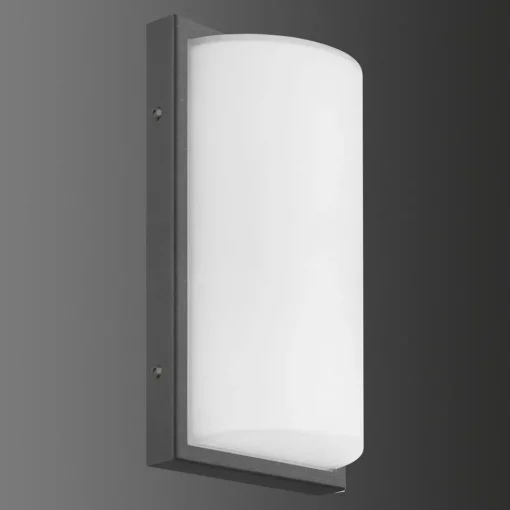 LCD Utendørs LED-vegglampe 039 sensor, grafitt| Vegglamper Med Sensor|Utebelysning Med Sensor