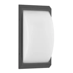 LCD Utendørs LED-vegglampe 053 sensor, grafitt| Vegglamper Med Sensor