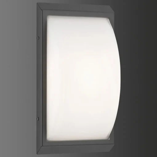 LCD Utendørs LED-vegglampe 053 sensor, grafitt| Vegglamper Med Sensor