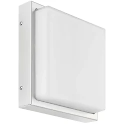 LCD Utendørs LED-vegglampe 046, stål, glass, 25 x 25 cm Online