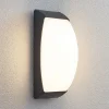 Lindby Utendørs LED-vegglampe Alexey, IP65, mørkegrå Discount