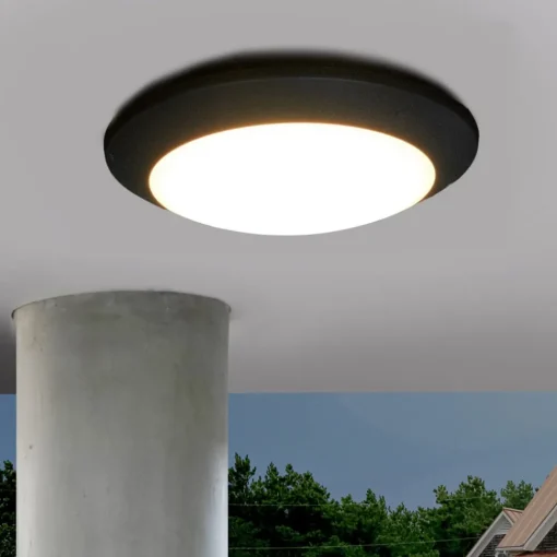 Fumagalli Utendørs LED-vegglampe Berta, svart, CCT| Taklamper Utendørs
