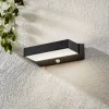 Trio Lighting Utendørs LED-vegglampe Cuando med bevegelsessensor| Kommersiell Utebelysning|Vegglamper Med Sensor