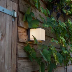 LUTEC Utendørs LED-vegglampe Doblo terning 15 cm 3 000 K| Vegglamper Utendørs