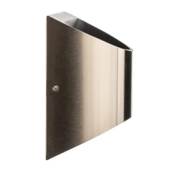 Eco-Light Utendørs LED-vegglampe Dodd, halvrund, stål New