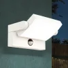 ORION Utendørs LED-vegglampe Ginger med sensor hvit IP54 Clearance