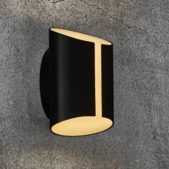 Nordlux Utendørs LED-vegglampe Grip, CCT Smart Home, svart New