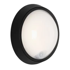Briloner Utendørs LED-vegglampe Helsinki sensor IP44 svart Clearance