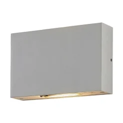 Lucande Utendørs LED-vegglampe Katla i aluminium| Kommersiell Utebelysning|Led-Utendørs