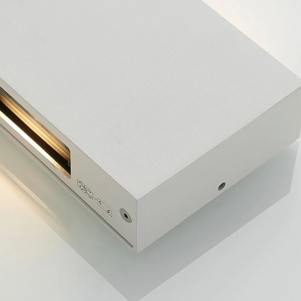 Lucande Utendørs LED-vegglampe Katla i aluminium| Kommersiell Utebelysning|Led-Utendørs