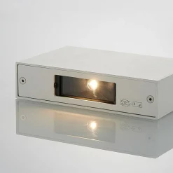 Lucande Utendørs LED-vegglampe Katla i aluminium| Kommersiell Utebelysning|Led-Utendørs