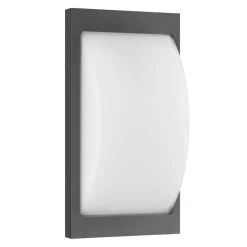 LCD Utendørs LED-vegglampe 069LEDSEN, grafitt, sensor| Vegglamper Med Sensor