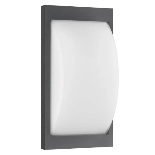 LCD Utendørs LED-vegglampe 069LEDSEN, grafitt, sensor| Vegglamper Med Sensor