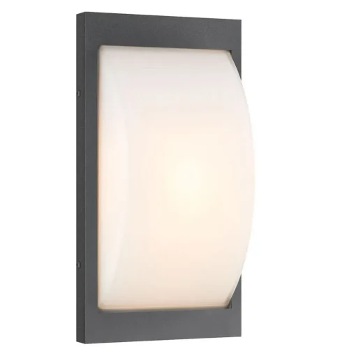LCD Utendørs LED-vegglampe 069LEDSEN, grafitt, sensor| Vegglamper Med Sensor