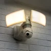 LUTEC connect Utendørs LED-vegglampe Libra kamera sensor| Vegglamper Med Sensor|Smarthus Utebelysning