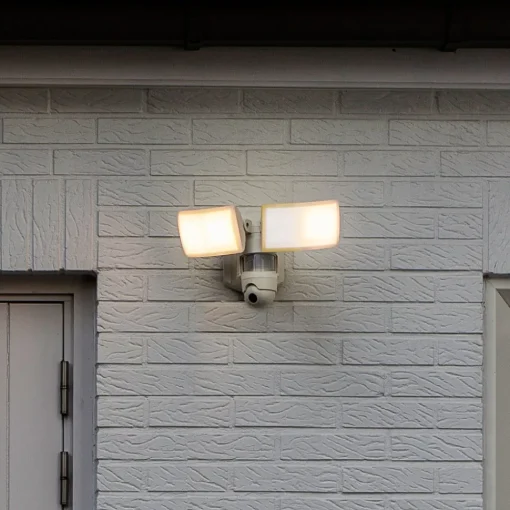 LUTEC connect Utendørs LED-vegglampe Libra kamera sensor| Vegglamper Med Sensor|Smarthus Utebelysning