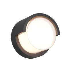 Reality Leuchten Utendørs LED-vegglampe Puno, IP54, rund Clearance